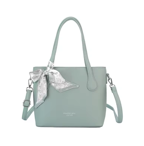 Fashionable and minimalist designer single shoulder crossbody bag <b>handbag</b> bow <b>scarf</b> tote bag - Product Image 6