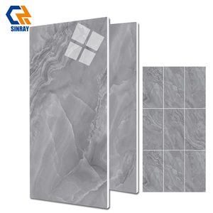 Carreaux de sol et de mur <span class=keywords><strong>en</strong></span> porcelaine brillante à texture de pierre moderne 60x120cm, antidérapants, antibactériens, pour usage intérieur, salle de bain, hôtel - Product Image 2