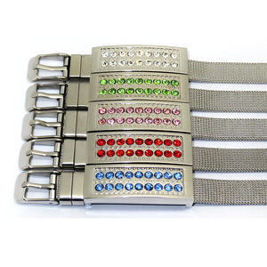 Joli Bracelet Bijoux USB Flash <span class=keywords><strong>Drive</strong></span> Bracelet Pendrive Avec Logo Laser Gratuit 1GB 2GB 4GB 8GB 16GB 32GB 64GB 128GB - Product Image 6