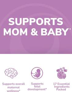 Gomillas de vitaminas prenatales OEM con hierro, ácido fólico y gominolas de colina Suplemento de goma de ácido fólico prenatal - Product Image 4