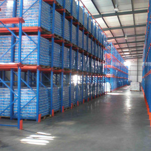 Supports de stockage Entrepôt haute densité Drive-In Palette Cargo Storage Racks Système Heavy Duty Cargo Rack 2000kg 2300*1100*11000 - Product Image 1