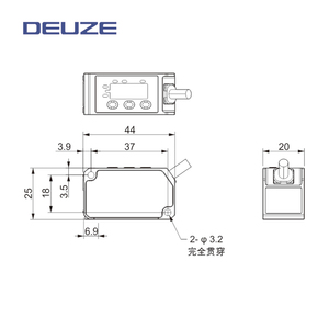 La25k100/70in3 cảm biến dịch chuyển Laser 65 ~ 135mm Phạm vi phát hiện vị trí góc tuyến tính đo cảm biến phản xạ khuếch tán - Product Image 2