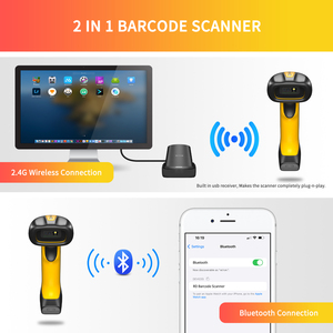 Escáner de Códigos de Barras <span class=keywords><strong>3D</strong></span> NETUM RD-1202W 1D 2D QR Inalámbrico BT 2.4Ghz y USB2.0 con Cable, 3 en 1, Resistente al Agua, Grado Industrial - Product Image 3