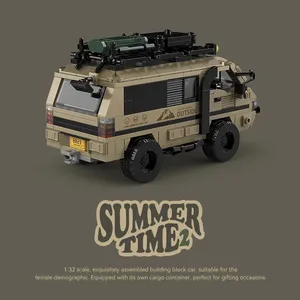 489 Piezas <span class=keywords><strong>de</strong></span> Bloques <span class=keywords><strong>de</strong></span> Construcción <span class=keywords><strong>de</strong></span> Plástico para Camper, Camión <span class=keywords><strong>de</strong></span> <span class=keywords><strong>Pasajeros</strong></span> Urbano, Furgoneta, Set con Caja <span class=keywords><strong>de</strong></span> Exhibición, <span class=keywords><strong>Juguete</strong></span> Educativo DIY, Regalos Festivos - Product Image 3