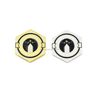Broches et badges émaillés plaqués argent gravés, collection d'art 3D de Noël, pour sacs et vêtements, avec motifs de dessins animés et paillettes