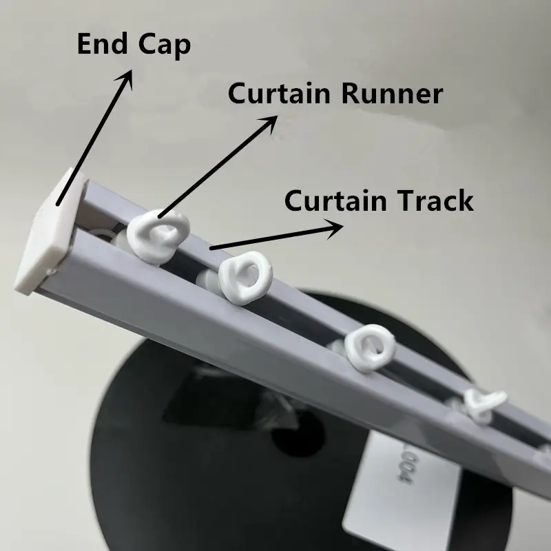 54Mm/60Mm/80Mm Aangepaste Afstand Gordijn Track Heavy Duty Runner Glijdende Zweefvliegtuigen Rollers Componenten