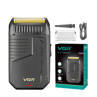 Rasoir électrique VGR V-390, tondeuse à barbe professionnelle sans fil pour hommes, kit de toilettage
