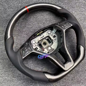 Volant en fibre de carbone, accessoires de voiture pour <span class=keywords><strong>Mercedes</strong></span> Benz Classe C W204 W205 <span class=keywords><strong>AMG</strong></span> W212 W213 W447 W463 GLC GLA - Product Image 1