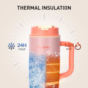 בקבוק תרמוס מודרני חדש של Haers לשנת <span class=keywords><strong>2026</strong></span>, 920 מ\\\"ל (31 אונקיות), עם מכסה 2 ב-<span class=keywords><strong>1</strong></span> וקשית. - Product Image 4