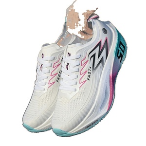 Zapatillas de Running Ligeras y Transpirables para Verano, con Cordones, Diseño a Rayas, Amortiguación EVA, Suela de Goma Antideslizante, OEM, ODM, Venta al Por Mayor - Product Image 2