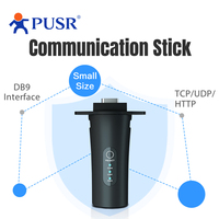 PUSR WiFi Solar Data Stick con Conector DB9, Plug-and-Play, IP65 Impermeable, Inversor Solar, Protocolo TCP/UDP/HTTP, USR-S100-WA12