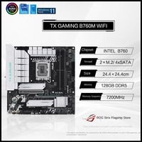 Nouvelle carte mère B760M TX GAMING WIFI DDR4 ATX Intel B760 LGA1700 LAN pour PC de bureau gaming thème blanc