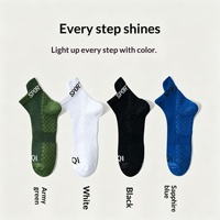Chaussettes unisexes en tricot mi-mollet, absorbant les chocs, antidérapantes, pour les sports de plein air, le cyclisme et la course à pied