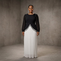 Nouvelles Robes Décontractées Élégantes en Polyester et Mousseline pour Femmes 2026 - Robe Longue Africaine Dashiki pour Soirée, Manches Cloche, Manches Longues, Été
