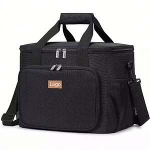 Sacs isothermes pour le déjeuner pour hommes et femmes, boîte à lunch thermique étanche, sac isotherme souple pour pique-nique en plein air avec bandoulière réglable - Product Image 2