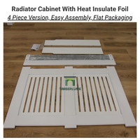 Cache-radiateur MDF personnalisé, OEM ODM pour les marques de décoration intérieure européennes et américaines, best-seller au Royaume-Uni, petit modèle 1020 mm