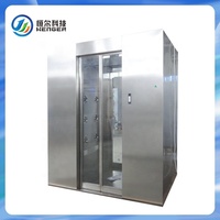 Cabine de douche à air industriel multi-personnes en acier inoxydable avec filtre HEPA et interverrouillage automatique – Nouveauté