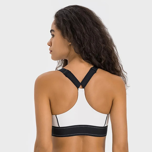 Breathable Lightweight Recyclable Sleeveless Yoga Crop Top Padded Cross Back Yoga Bra Sportswear Drop Shipping Fitness Gym Wear