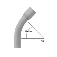 Coude de conduit en PVC 20mm 25mm 32mm, raccord de tuyau coudé à 90 degrés pour installation électrique