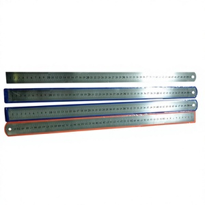 Regla recta de acero de 15 cm, herramienta de medición metálica para dibujo y topografía - Product Image 1