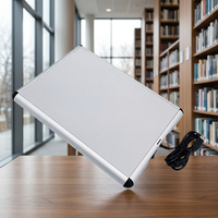 Station de travail RFID pour bibliothèque, tapis de bureau HF 13,56 MHz, machine de prêt et de retour de livres en libre-service, distance de lecture de 35 cm pour bibliothèque intelligente