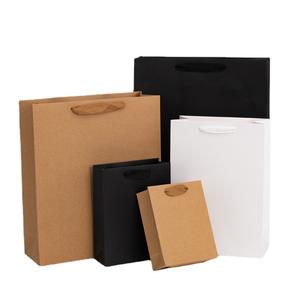 Vente de sortie d'usine logo personnalisé feuille simple shopping sacs kraft différentes couleurs vierges vêtements chaussures emballage pas cher cadeau sac en <span class=keywords><strong>papier</strong></span> - Product Image 5