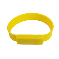 Gelang silikon kustom, gelang Pendrive gadget Usb stik memori 1G 2G 4G 8GB 16GB 32 GB Flash Drive Usb gelang silikon