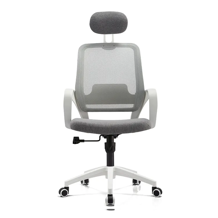 เก้าอี้ตาข่ายสำหรับสำนักงานฐานโครเมี่ยมโลหะวัสดุที่ดีกลับไปซื้อใหม่ได้ในระดับกลาง