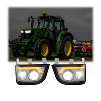 Phare LED à faisceau long ECE R148 R10 60W pour John Deere série 6M, phare LED monté sur la calandre avant