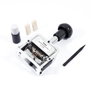 Sello de numeración de dígitos de impresión clara de acero inoxidable de garantía de calidad Foska para certificados y licencias - Product Image 5