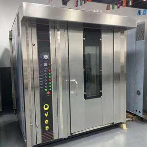 Four rotatif à convection à air chaud pour boulangerie, prix du four à pain, diesel, électrique, gaz, 32 plateaux, bacs - Product Image 3