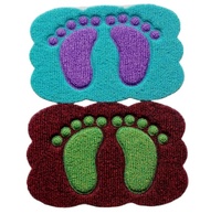Tapis de sol en PVC à base souple et antidérapant, doublé de pulvérisation, et tapis spaghetti en PVC, adapté aux salles de bain et aux entrées d'hôtels
