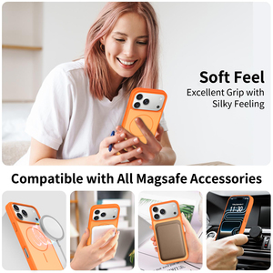 ผู้ผลิตเคส<span class=keywords><strong>โทรศัพท์</strong></span>มือถือแบบขายส่ง <span class=keywords><strong>เคส</strong></span>กันกระแทกแบบด้าน ผลิตจากวัสดุ PC และ TPU พร้อมแม่เหล็กป้องกัน สำหรับ iPhone 17 16 15 Pro Max - Product Image 3