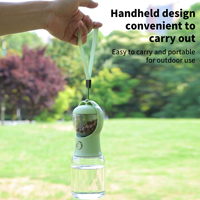 Distributeur d'eau et de nourriture pour chien et chat 2 en 1, portable, facile à nettoyer, bouteille d'eau pour animaux de compagnie, accessoires pour animaux de compagnie