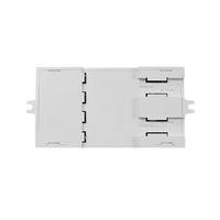 Décodeur DMX512 à 4 canaux compatible RDM pour éclairage LED avec boîtier en plastique, installation sur rail DIN