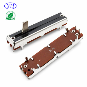 Potentiomètre à glissière linéaire mono alpha slider RA3031F PTA3043, course 30mm 45mm 60mm, 10k 20k 50k 100k, 45mm - Product Image 2