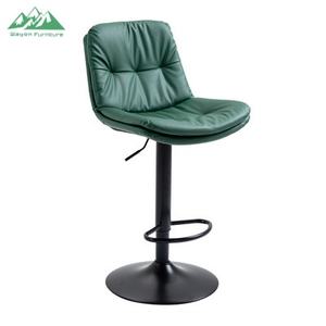 Taburete <span class=keywords><strong>de</strong></span> Bar Resistente Wayon con Ruedas, Asiento Redondo Azul, Silla <span class=keywords><strong>de</strong></span> Taller para Garaje o Salón - Product Image 5