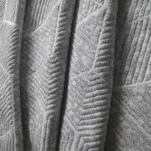 Lyocell rajutan <span class=keywords><strong>quilt</strong></span> Jacquard kain matras poliester murah penutup kain peregangan kain Hometextile OEM ODM kain - Product Image 4