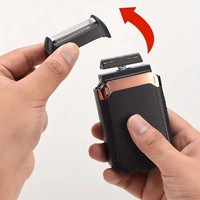 Rasoir électrique professionnel, tondeuse à barbe, rasoir de barbier, sans fil, rechargeable par USB, étanche IPX5, pour usage domestique et en camping-car