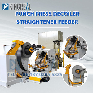 KINGREAL Machine 3-en-1 de déroulage, redressement et alimentation de tôles avec contrôle PLC pour machines de poinçonnage et dérouleurs de bobines - Product Image 3