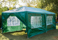 Tente d'ombrage ultralégère de camping, auvent de protection, 3x4m 4x4m, randonnée tout terrain, avec murs