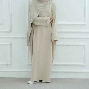 Sharut 2025 vestidos de mujer modesto Abaya último Abaya mujeres musulmanas vestido y capa Hijab <span class=keywords><strong>2</strong></span> piezas Abaya conjunto mujeres ropa islámica - Product Image 5