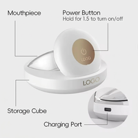 Kit de blanchiment dentaire LED sans fil avec minuterie automatique de 15 minutes pour soins bucco-dentaires