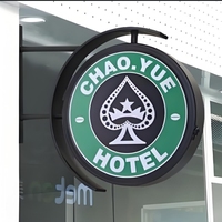 Signalisation et affichage numériques circulaires d'intérieur créatifs polychromes de logo de RVB P1.86 LED