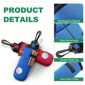 ที่ใส่ลูกกอล์ฟขนาดเล็กและทีพอยต์ - กระเป๋าใส่อุปกรณ์แบบหนีบ - Product Image 4