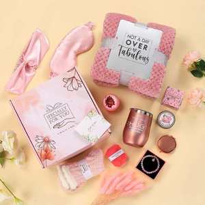 Customized Package Self Care Stainless Steel Tumble Relaxing Spa Bath Birthday Gift Get Well Soon Gift Set for Women - Product Image 5