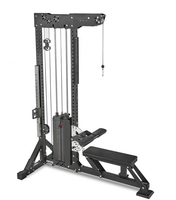 Máquina de Ejercicio Multifuncional 3 en 1 Comercial: Polea Alta, Remo Sentado y Soporte de Acero para Gimnasio y Entrenamiento en Casa