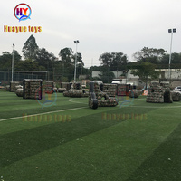 Nouvel équipement de paintball gonflable au design unique pour terrains de sport – Bunkers et armes incroyables
