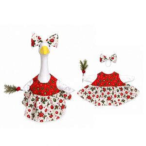 Nuevos Vestidos Largos Navideños con Temática de Halloween, Disfraces Divertidos para Jardín, Poliéster, Estilo Americano, Estampados - Product Image 1