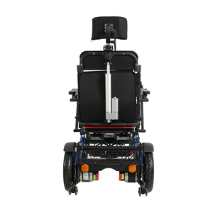 Silla <span class=keywords><strong>de</strong></span> <span class=keywords><strong>Ruedas</strong></span> Eléctrica Plegable Portátil con Respaldo <span class=keywords><strong>y</strong></span> Reposapiés Reclinables Eléctricos, Ligera <span class=keywords><strong>y</strong></span> Motorizada, a Buen Precio - Product Image 3